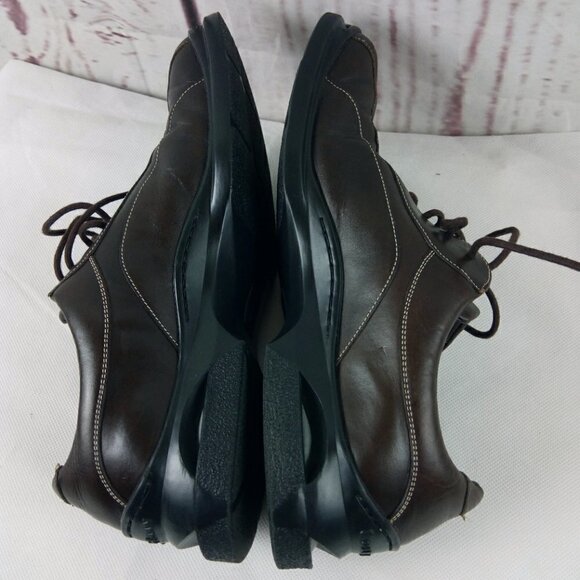 Cole Haan Air Men\'s Brown Leather Round Toe Stitched Oxford Shoes Size 1…